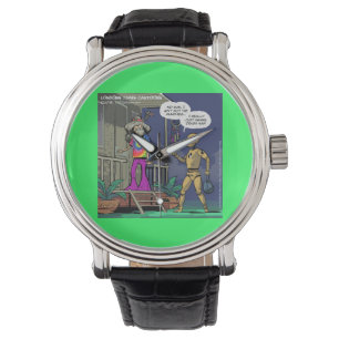 Crash Test Hippie Funny Unisex Watch