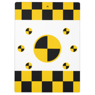 Crash Test Markers Clipboard