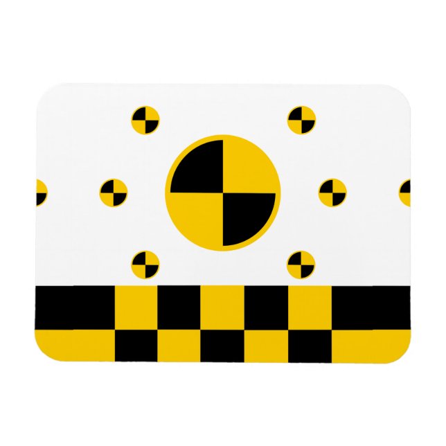 Crash Test Markers Magnet (Horizontal)