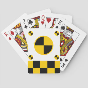 Crash Test Markers Playing Cards