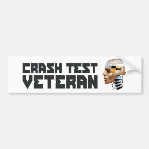 Crash Test Veteran Bumper Sticker