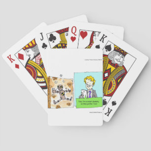 Crash Text Dummy Funny Playing Cards