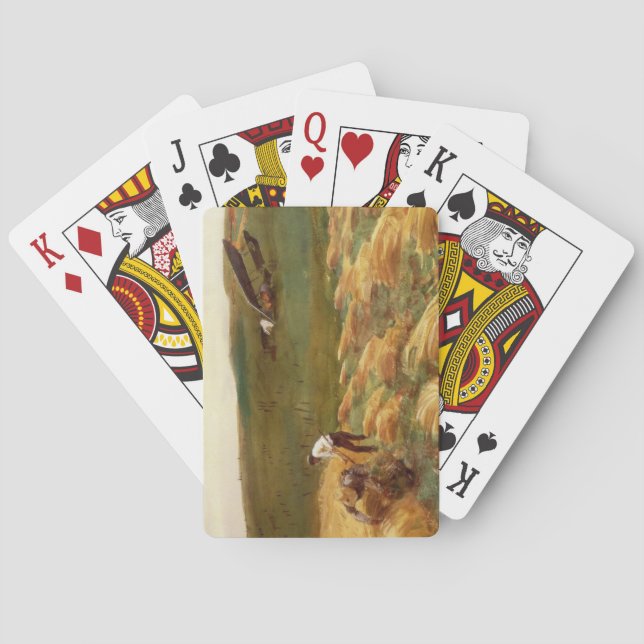 Crashed Airplane (by John Singer Sargent) Playing Cards (Back)