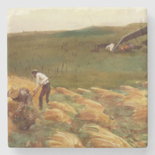 Crashed Airplane (by John Singer Sargent) Stone Coaster