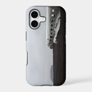 Crashed plane in Sólheimasandur iPhone case