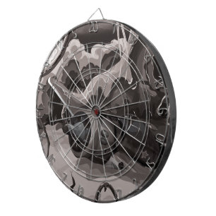 Crashed World War Fighter Aircraft Dartboard
