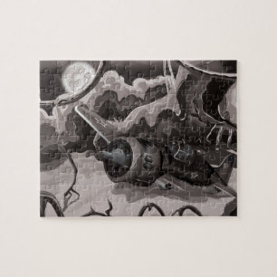 Crashed World War Fighter Aircraft Jigsaw Puzzle