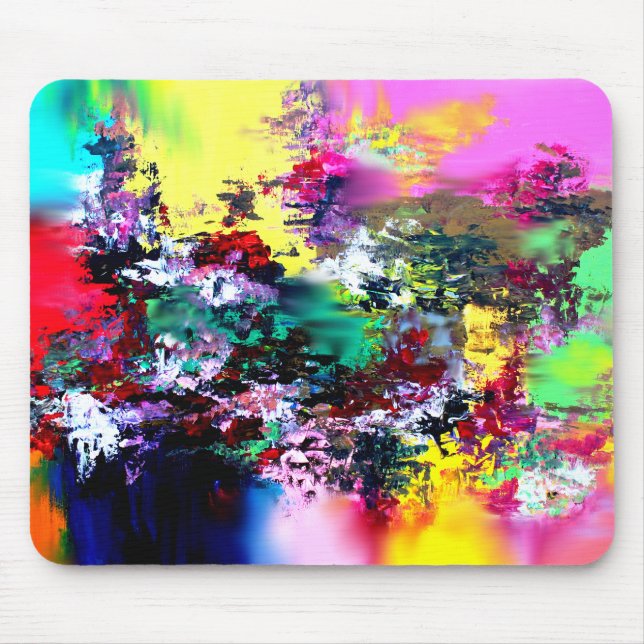 Crashing Colours Mouse Pad (Front)