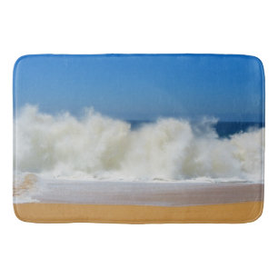 Crashing Ocean Waves Bath Mat