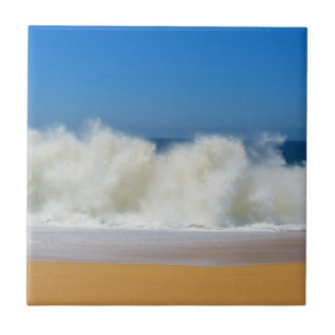 Crashing Ocean Waves Ceramic Tile