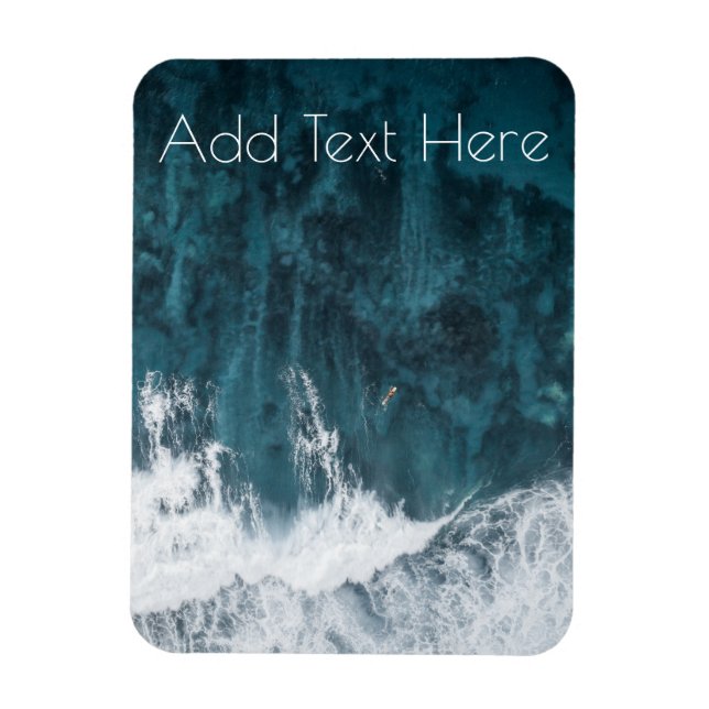 Crashing Ocean Waves Magnet (Vertical)