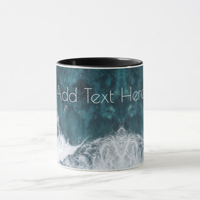 Crashing Ocean Waves Mug (Center)