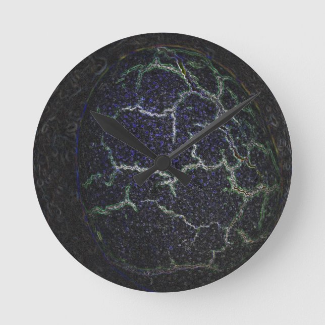 crashing shell round clock (Front)