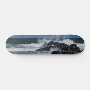 Crashing Waves At Folly Skateboard