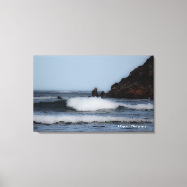 Crashing Waves Canvas Print (Front)