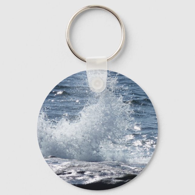 Crashing Waves Keychain (Front)