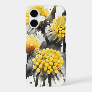 Craspedia - Fleurs aquarelle