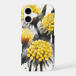 Craspedia - Watercolor flowers