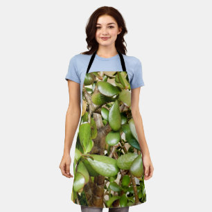 Crassula ovata All Over Print Apron