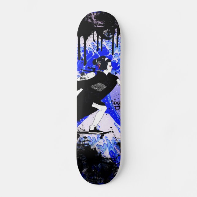 crasychocolate sk8 push maiko skateboard (Front)