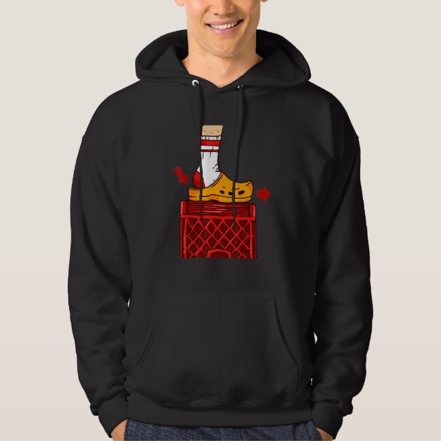 Crate Challenge Shoe Diagram Slipping Hoodie (Front)