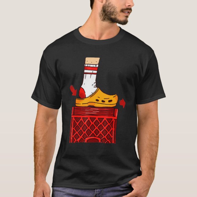 Crate Challenge Shoe Diagram Slipping T-Shirt (Front)