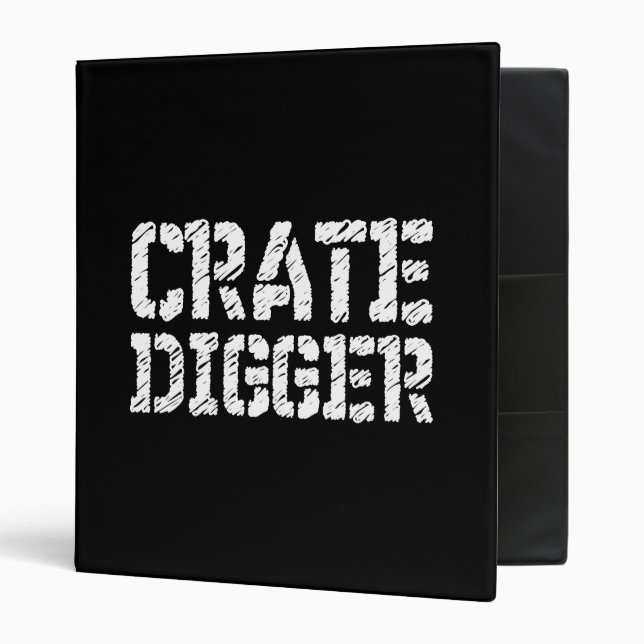 Crate Digger Binder (Front/Inside)