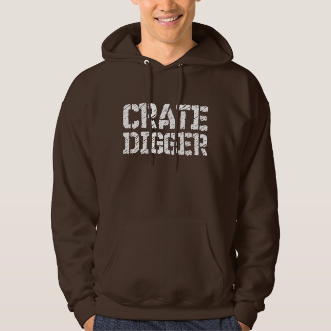 Crate Digger Hoodie (Front)
