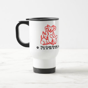 Crate Escape White Travel Mug