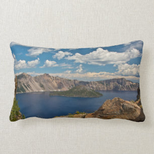 Crater Lake and Wizard Island, Crater Lake Lumbar Pillow