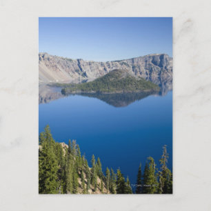 Crater Lake and Wizard Island Postcard