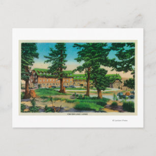 Crater Lake Lodge and Old PinesCrater Lake, OR Postcard