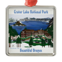 Crater Lake National Park and Lodge Ornament