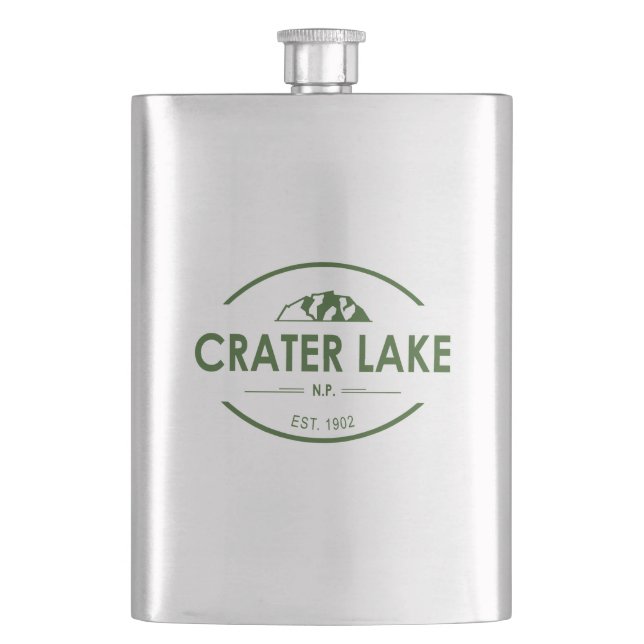 Crater Lake National Park Hip Flask (Front)