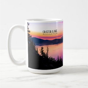 Crater Lake National Park Oregon At Sunset Coffee Mug