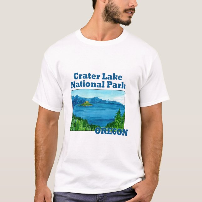 Crater Lake National Park, Oregon T-Shirt (Front)