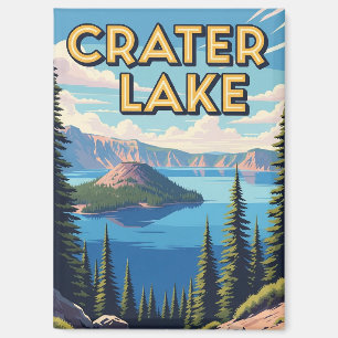 Crater Lake National Park Oregon Travel Magnet