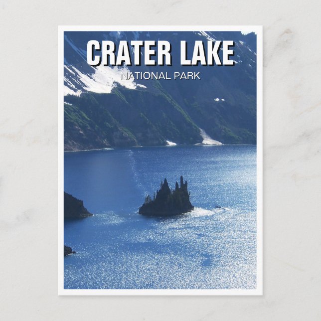 Crater Lake National Park Oregon Travel Postcard (Front)