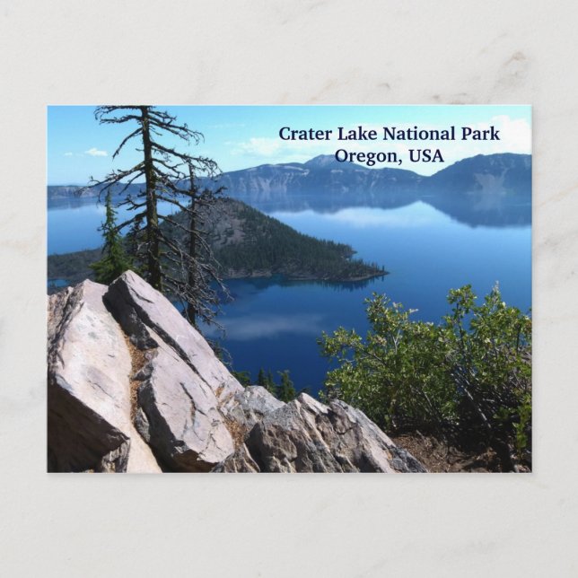 Crater Lake National Park Oregon Travel Postcards (Front)
