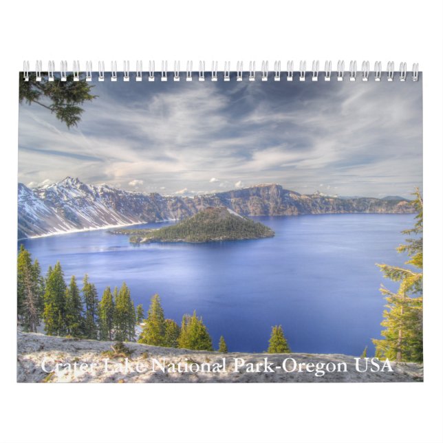 Crater Lake National Park, Oregon, USA Calendar (Cover)