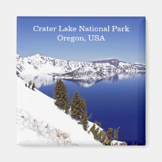 Crater Lake National Park Oregon USA Travel Magnet