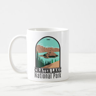 Crater Lake National Park Oregon Vintage Coffee Mug