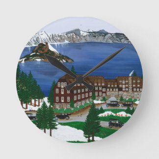 Crater Lake National Park Round Clock