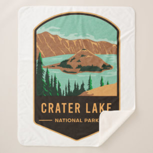 Crater Lake National Park Sherpa Blanket