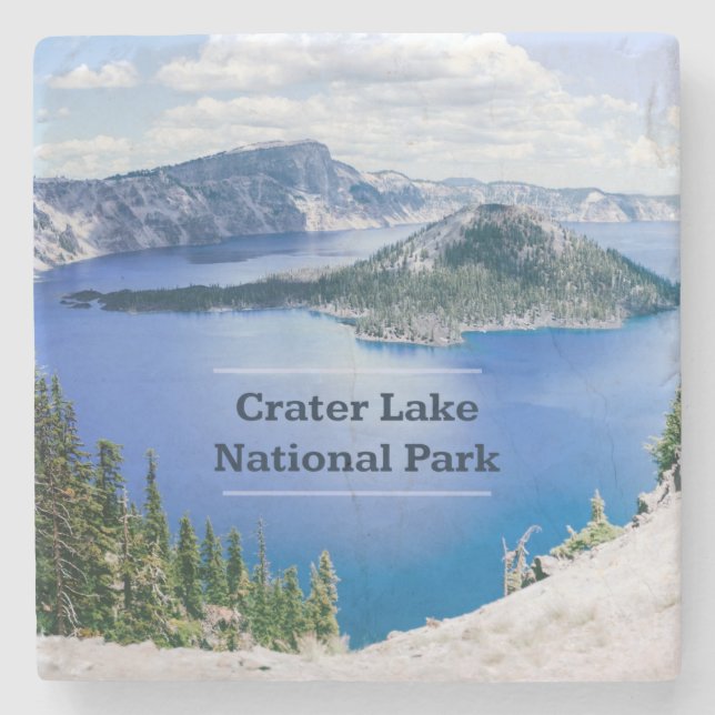 Crater Lake National Park Souvenir Coaster (Front)