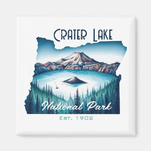 Crater Lake National Park Souvenir Gift Magnet
