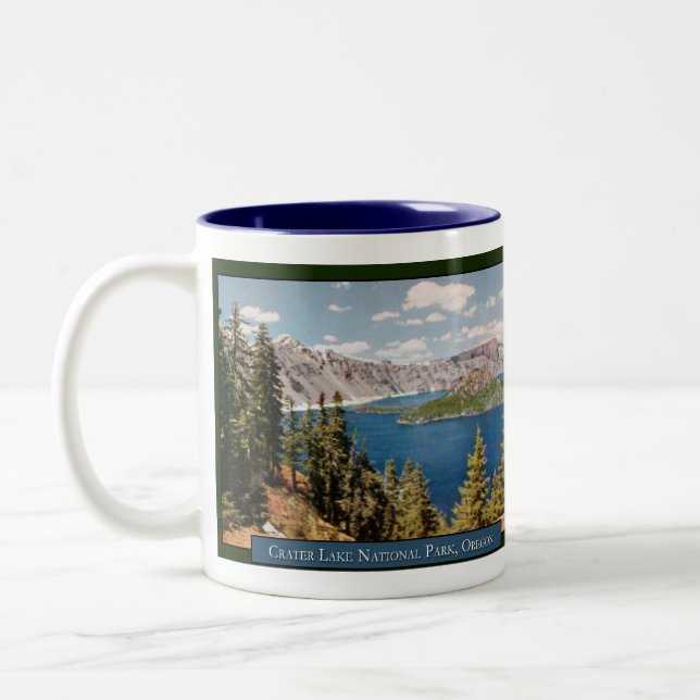 Crater Lake Oregon Coffee Mug (Left)