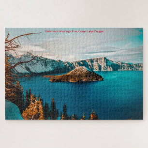 Crater Lake Oregon. Jigsaw Puzzle