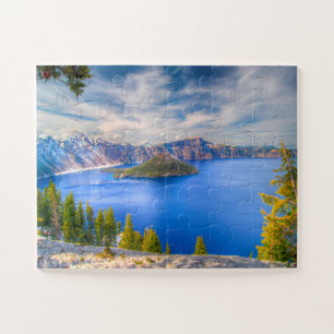 Crater Lake Oregon Jigsaw Puzzle