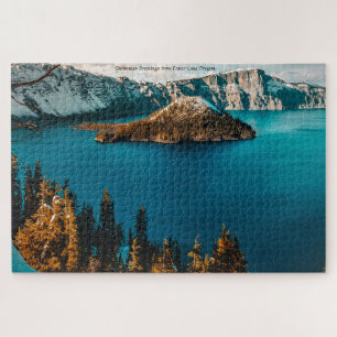 Crater Lake Oregon. Jigsaw Puzzle